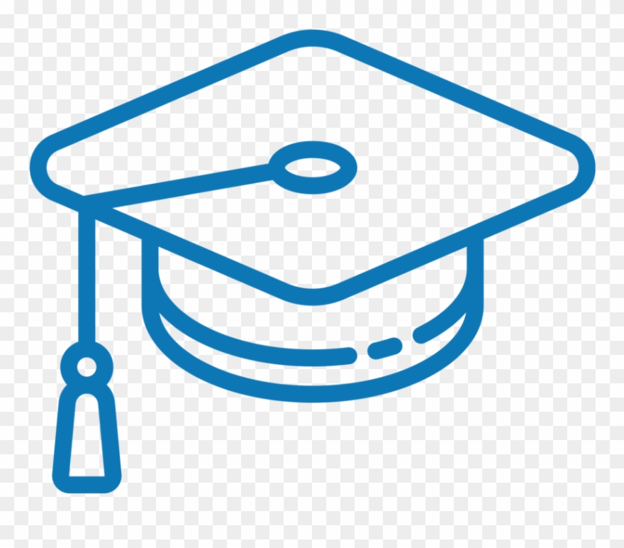 Key Achievements Icons Blue Education - Diplome Dessin Clipart