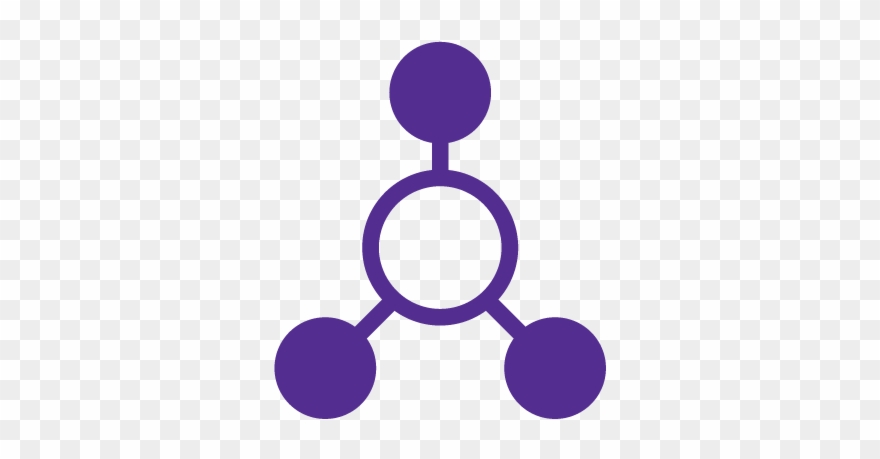 Molecule Icons Purple 03 Krysten Jensen 2018 12 28t09 - Circle Clipart