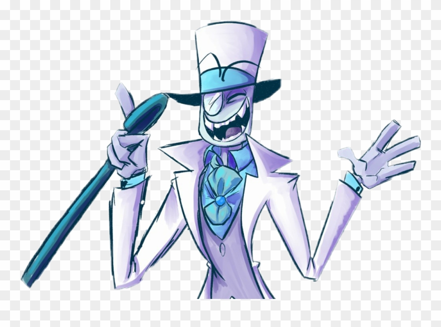 Heroic Sticker - White Hat Au Clipart