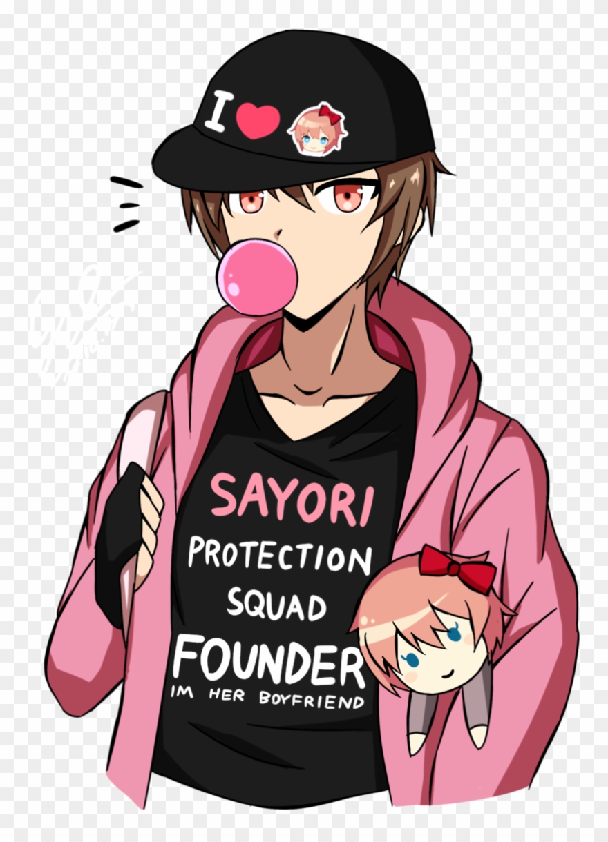 Http - //i - 4cdn - Org/vg/1511152633537 Randal - Doki Doki Literature Club Protagonist Clipart