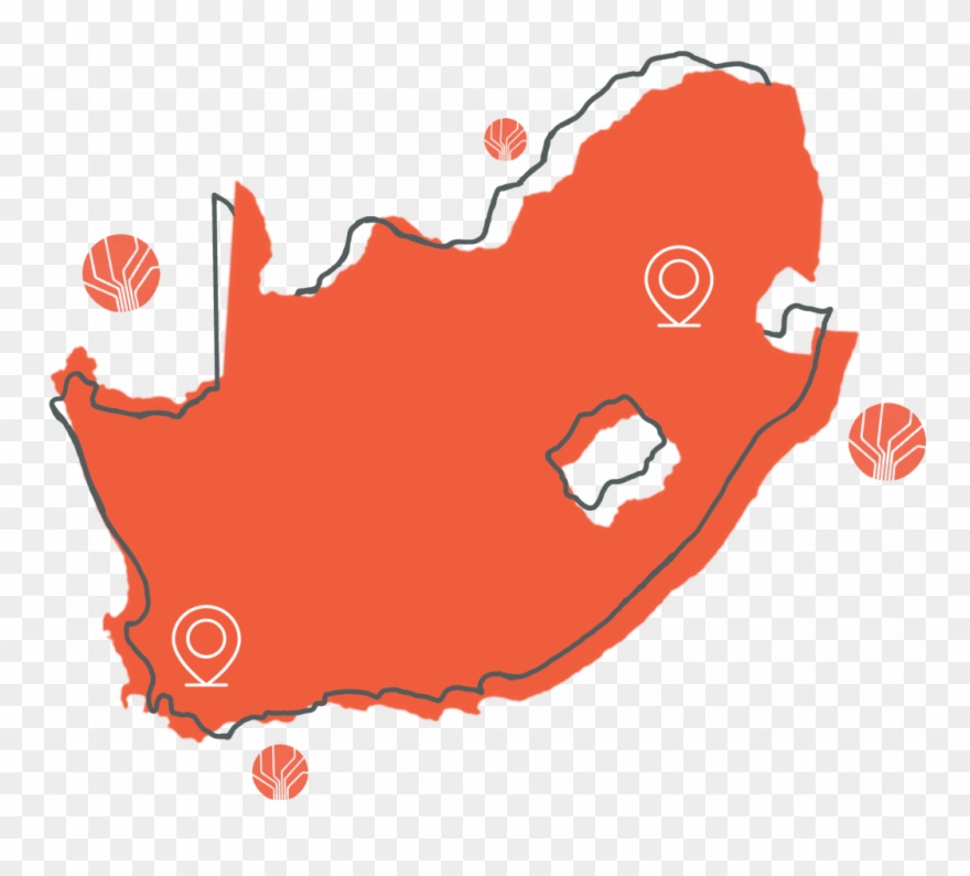 Irontree Locations Infographic - South Africa Clipart
