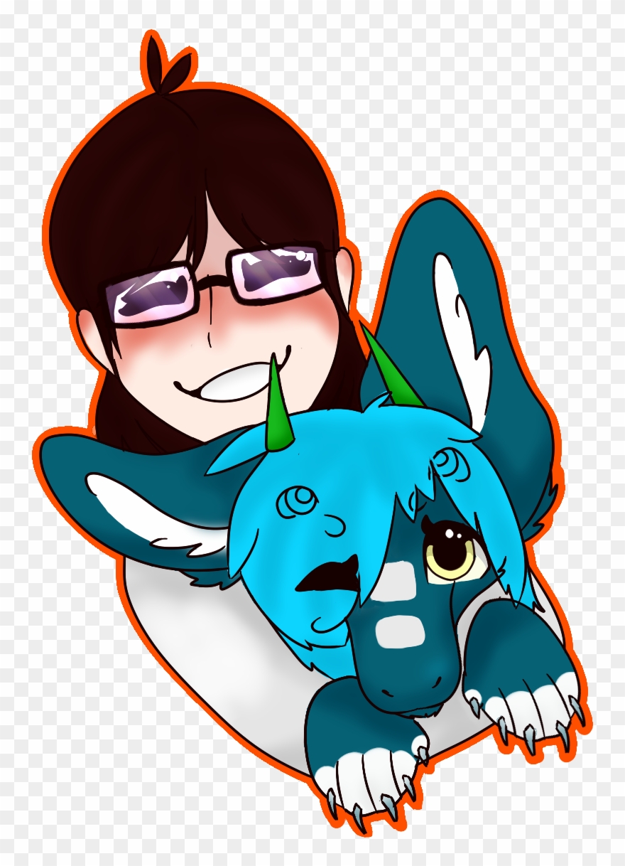 Books Are For Snuggling - Cartoon Clipart
