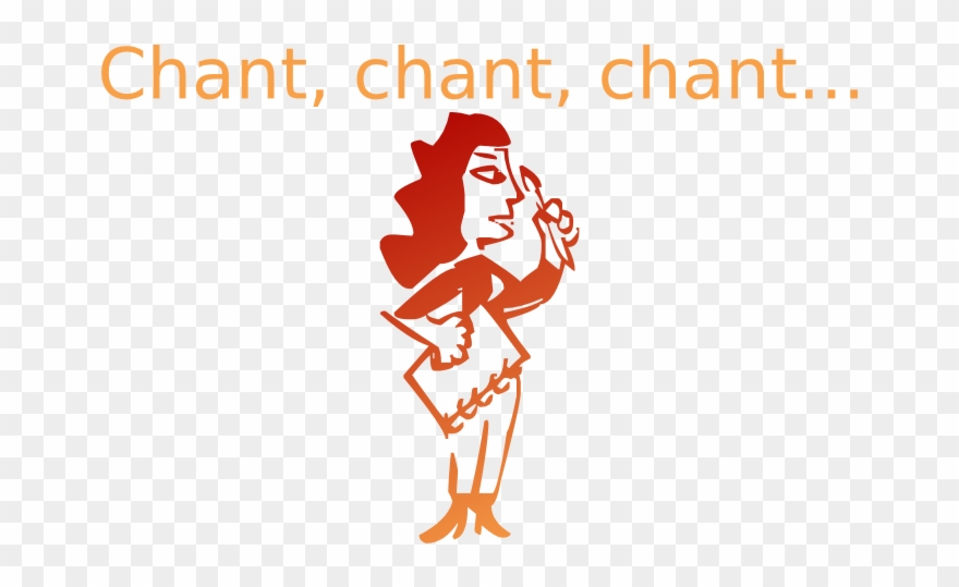 “chant, Chant, Chant - Quanta Plus Clipart
