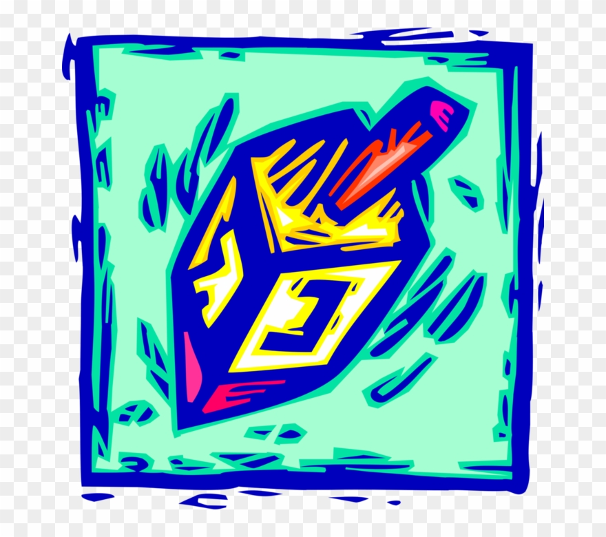 Vector Illustration Of Jewish Holiday Of Chanukah Hanukkah Clipart