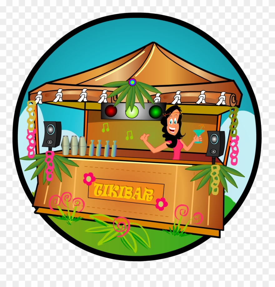Check Out Our All New Pop-up Tiki Bar Clipart