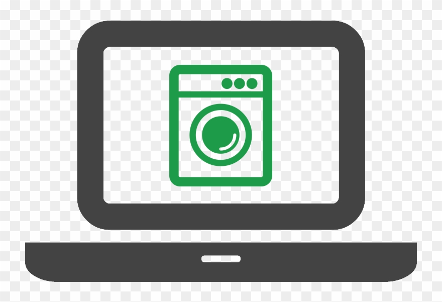 Live Remote Laundry Equipment Status - Circle Clipart