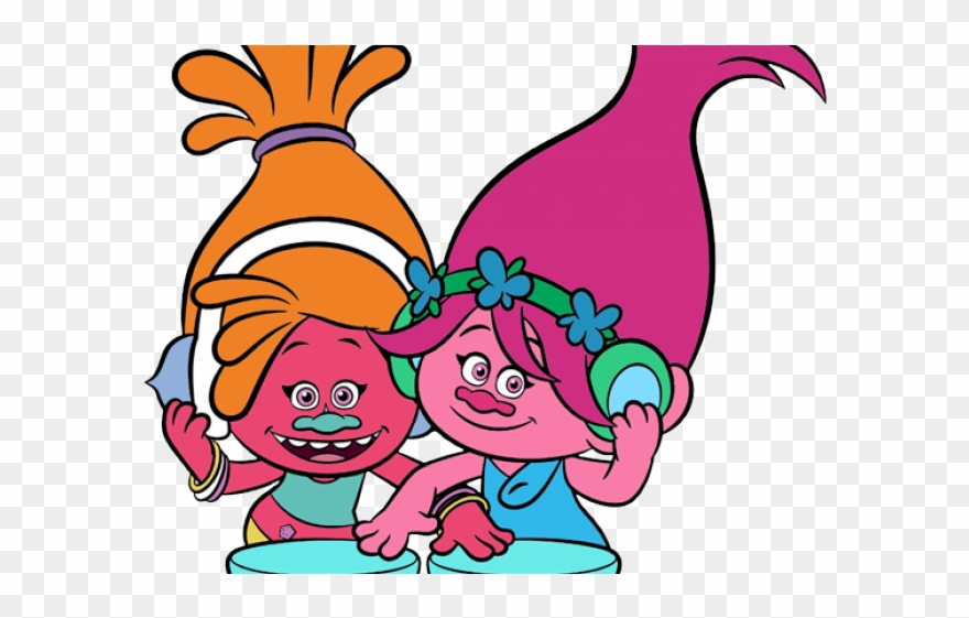 Poppy Clipart Poppy Troll Head - Poppy And Dj Suki - Png Download