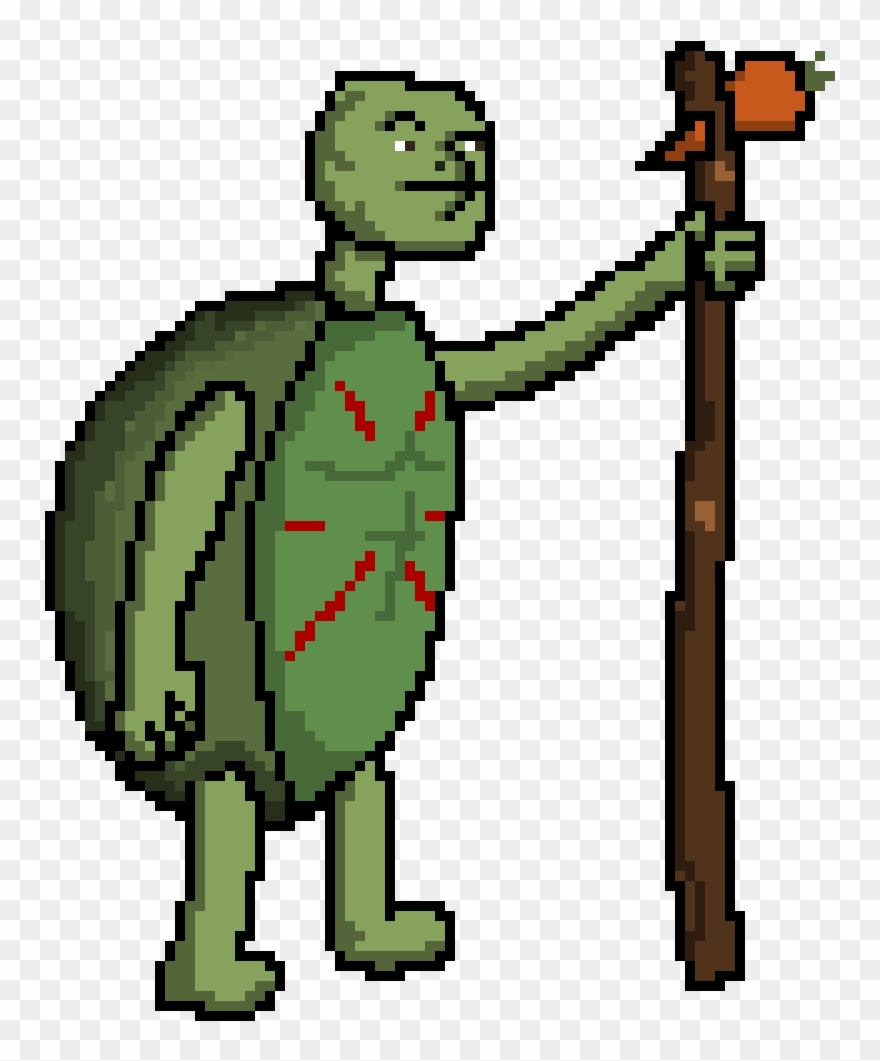 Arne Tengo, Tortle Druid - Cartoon Clipart