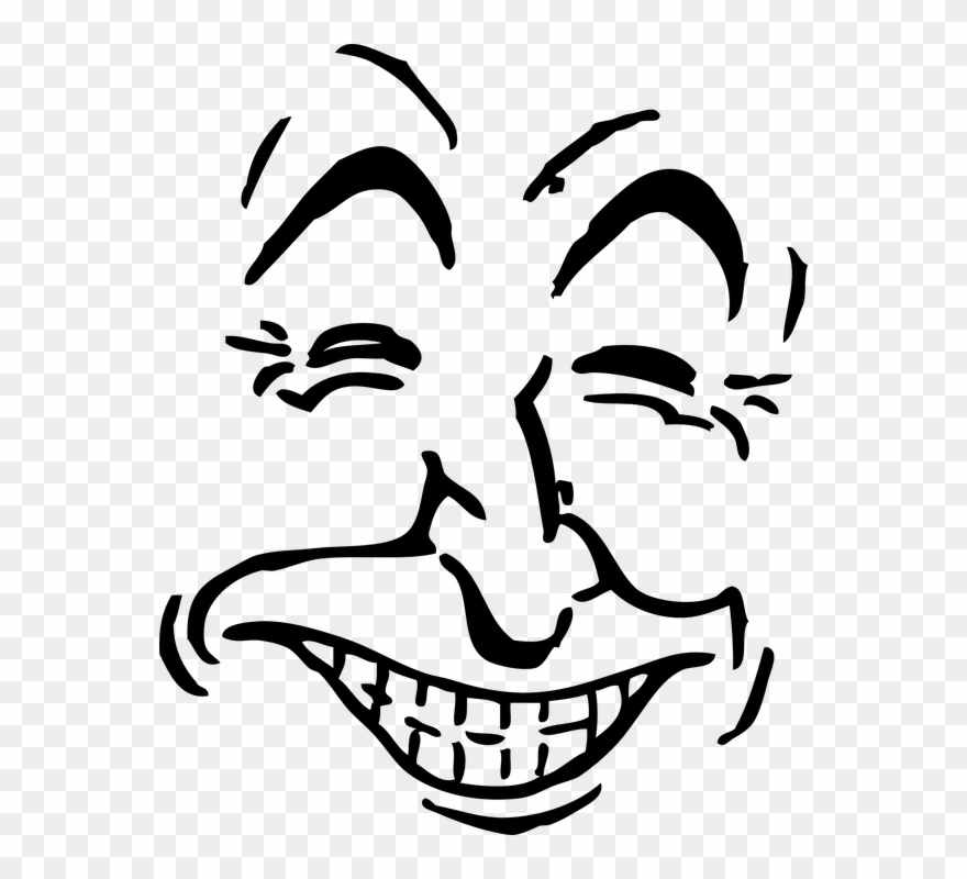 Man-40057 960 - Weird Face Clip Art - Png Download