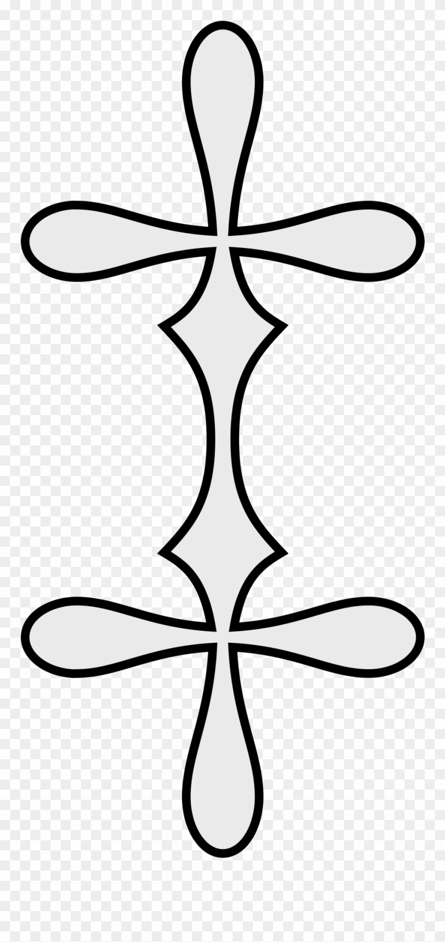 Open - Cross Clipart