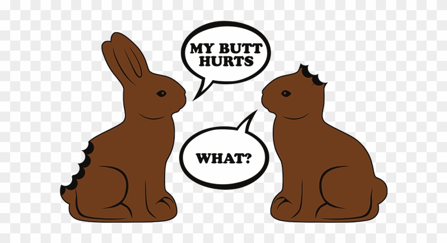 Chocolate Bunnies Talking - Archery Association Of India Clipart