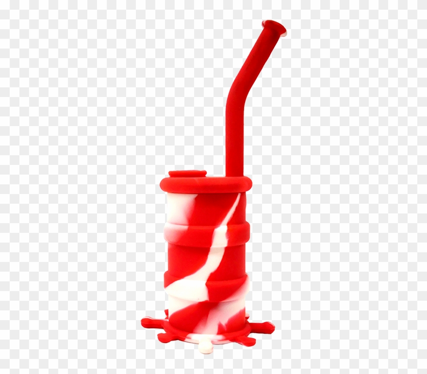 Cylindrical Shaped Silicone Bong Clipart