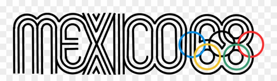Mexico City - Mexico 1968 Logo Png Clipart