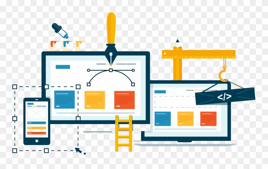 Web Development Clipart Free Website - Website Designing & Development - Png Download