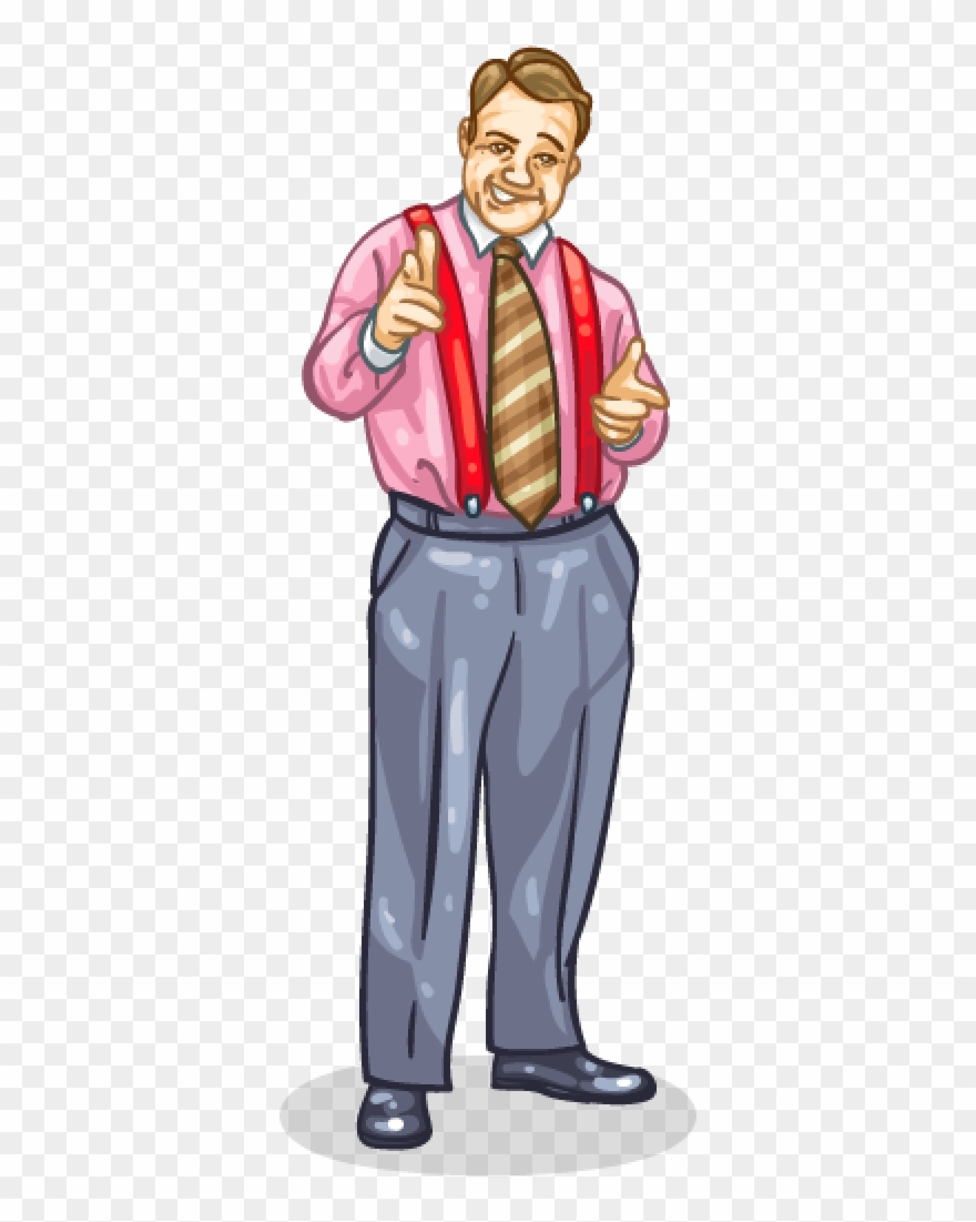 Cool Boss - Standing Clipart