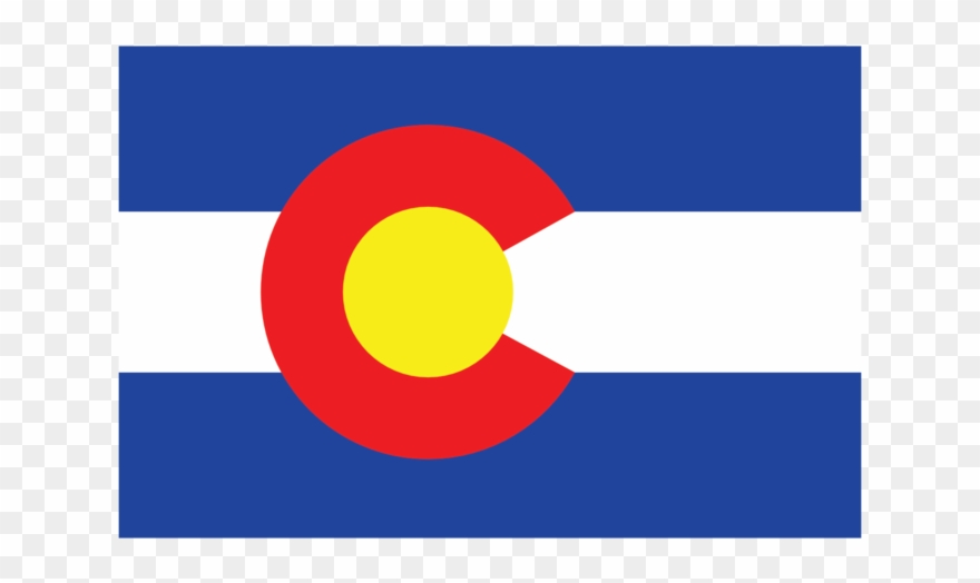 Colorado Flag Png - Colorado State Flag Clipart