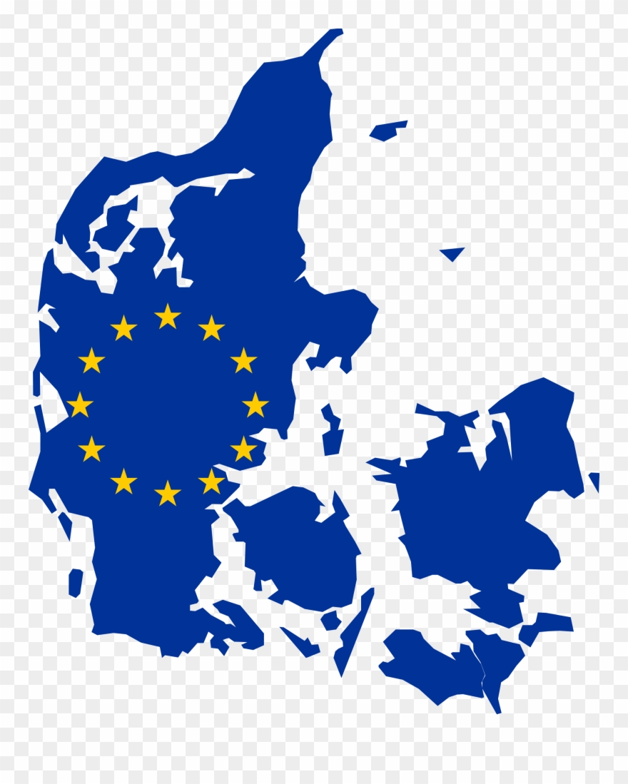 Open - Denmark Map Black Clipart