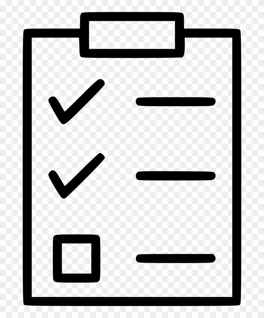 Checklist Comments Clipart