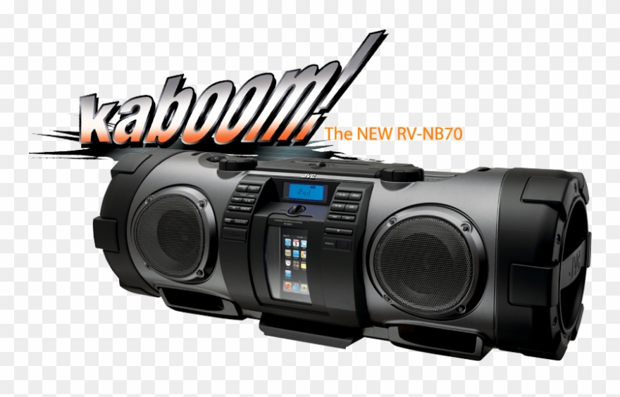 Cd With Iphone Ipod - Jvc Rv Nb70 Kaboom Clipart