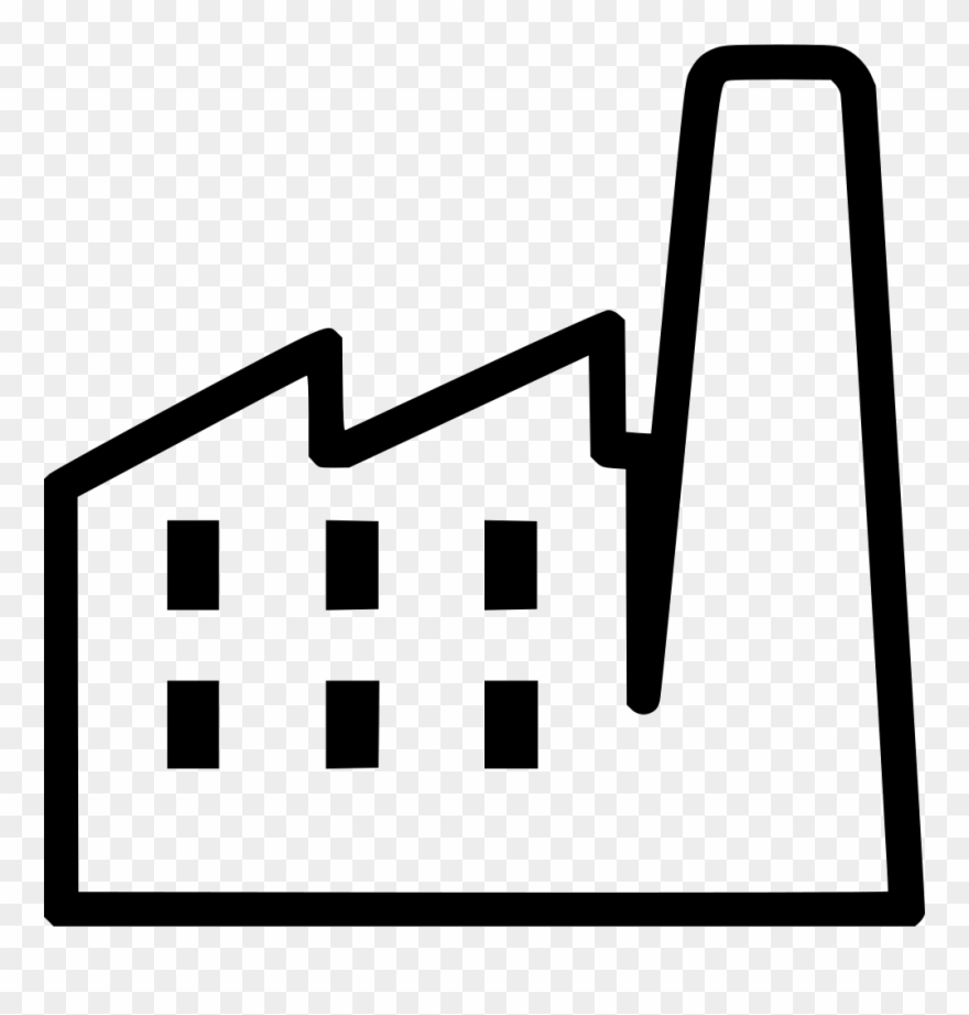 Png File Svg - White Factory Icon Png Clipart