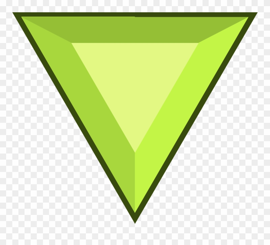 Canarytourmalinegem2 - Triangle Clipart