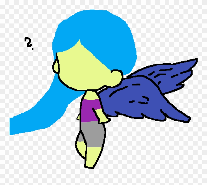 Me Angel - Cartoon Clipart