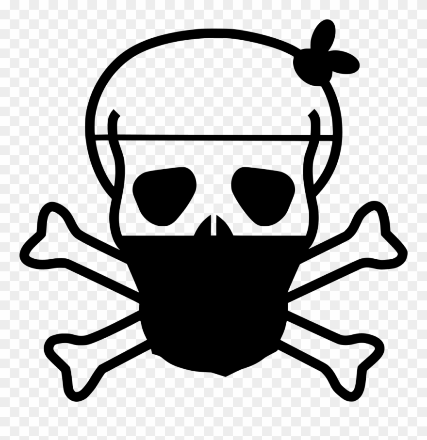 Info - Skull And Crossbones Clipart