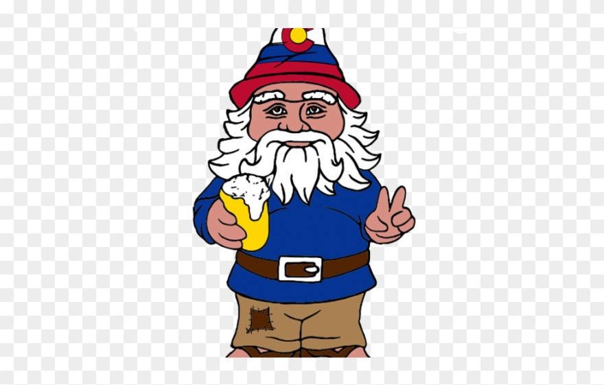 Gnome Clipart Santa - Cartoon - Png Download