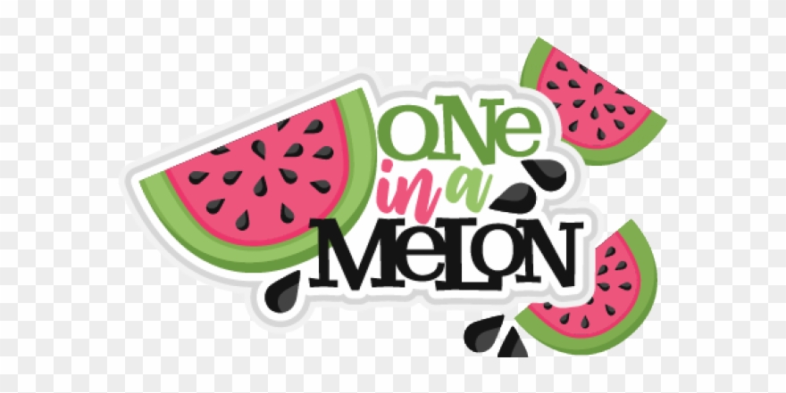 Melon Clipart One - Watermelon - Png Download