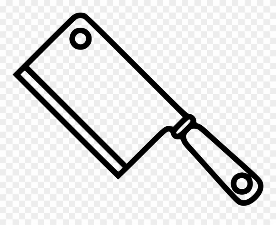 Cleaver Comments - Line Art Clipart