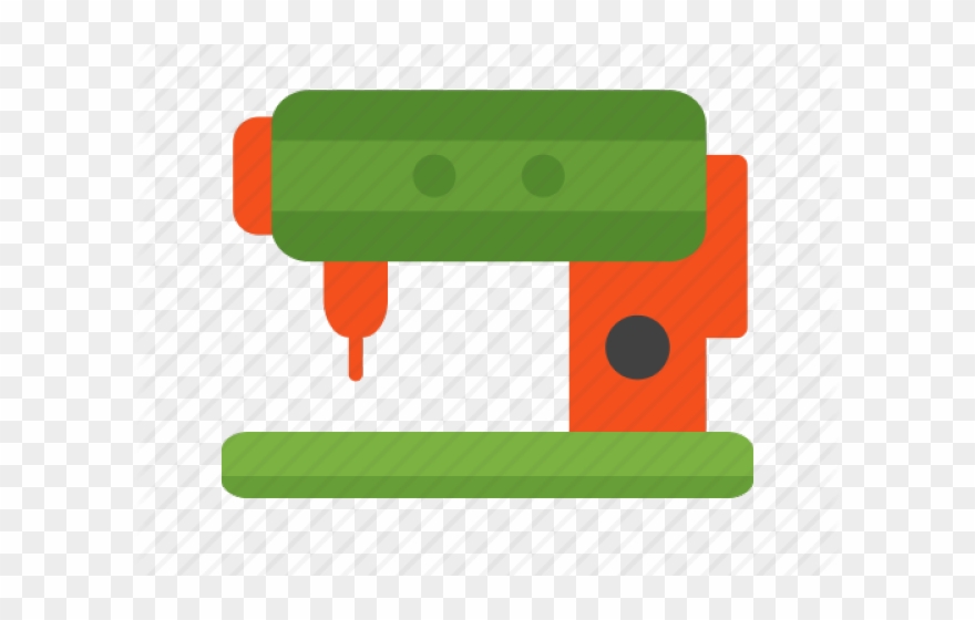 Sewing Machine Clipart Electronic Machine - Illustration - Png Download