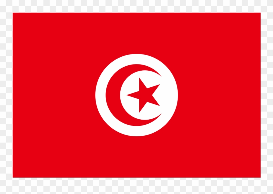 Tn Tunisia Flag Icon - Tunisia Flag Png Clipart