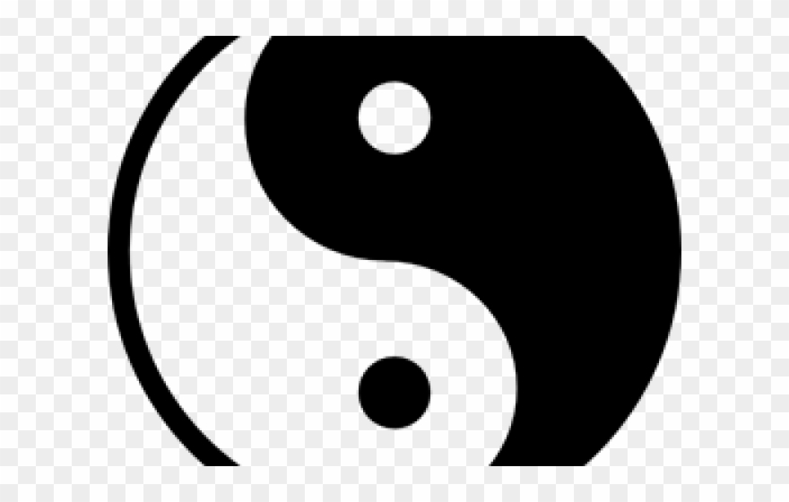 China Clipart Yin Yang - Yin And Yang Png Transparent Png