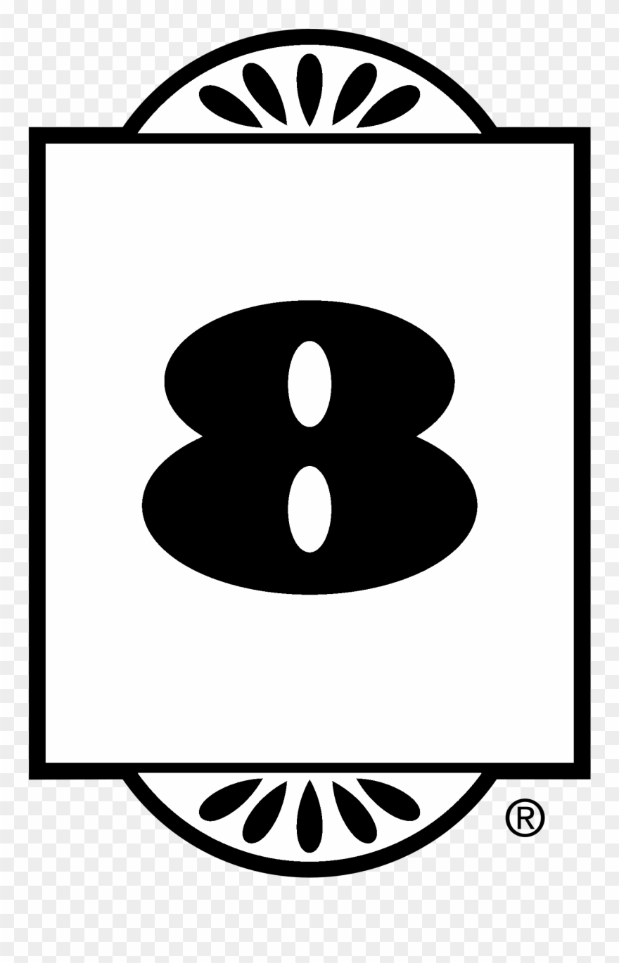 Super 8 Motel Logo Black And White - Super 8 Motels Clipart