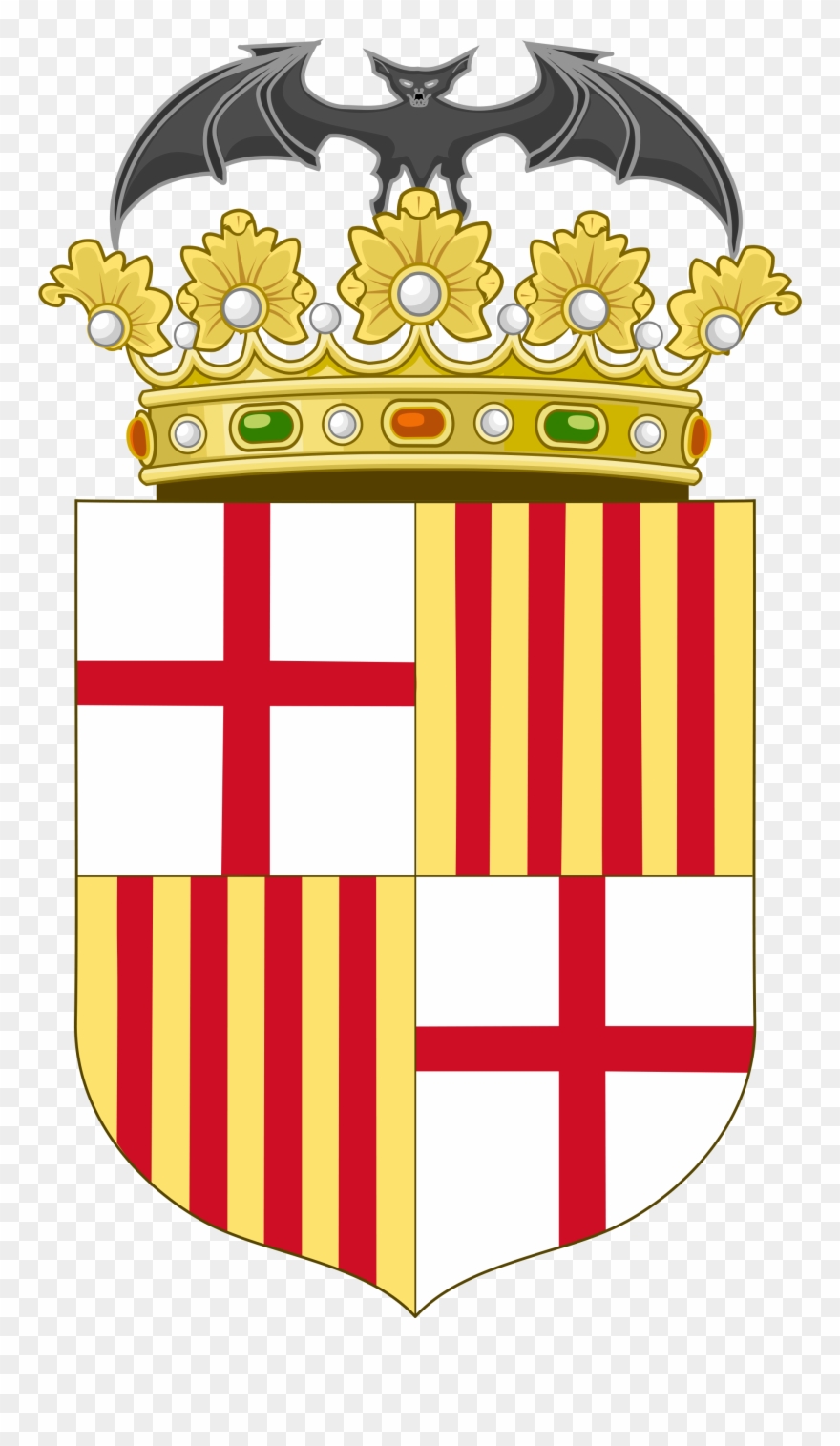 Open - Flag Of The Valencian Community Clipart