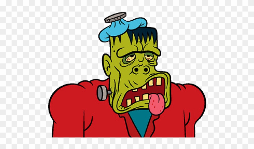 Sick Clipart Grandpa - Cartoon - Png Download