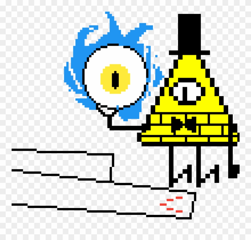 Bill When He Off For The Night - Bill De Gravity Falls En Gif Clipart