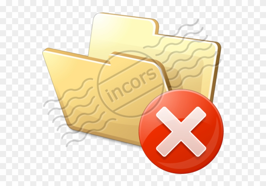 Folder Error Image - Mail Error Clipart