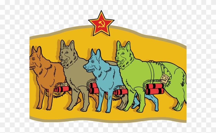 Original - German Nazi And Dog Cartoon Clipart