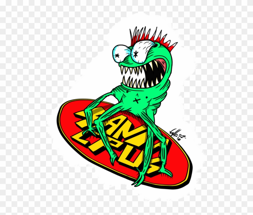 894 X 894 5 0 - Santa Cruz Logo Drawing Art Clipart