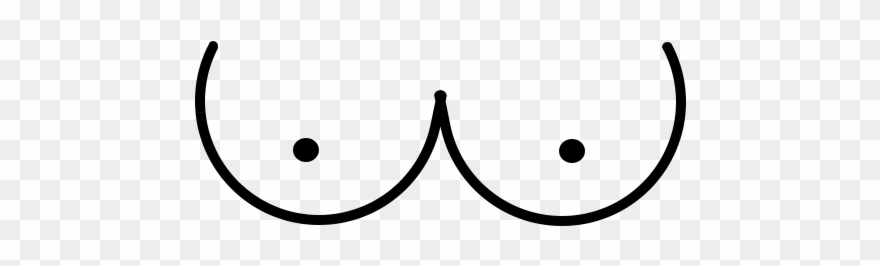 Boobs-icon - Line Art Clipart