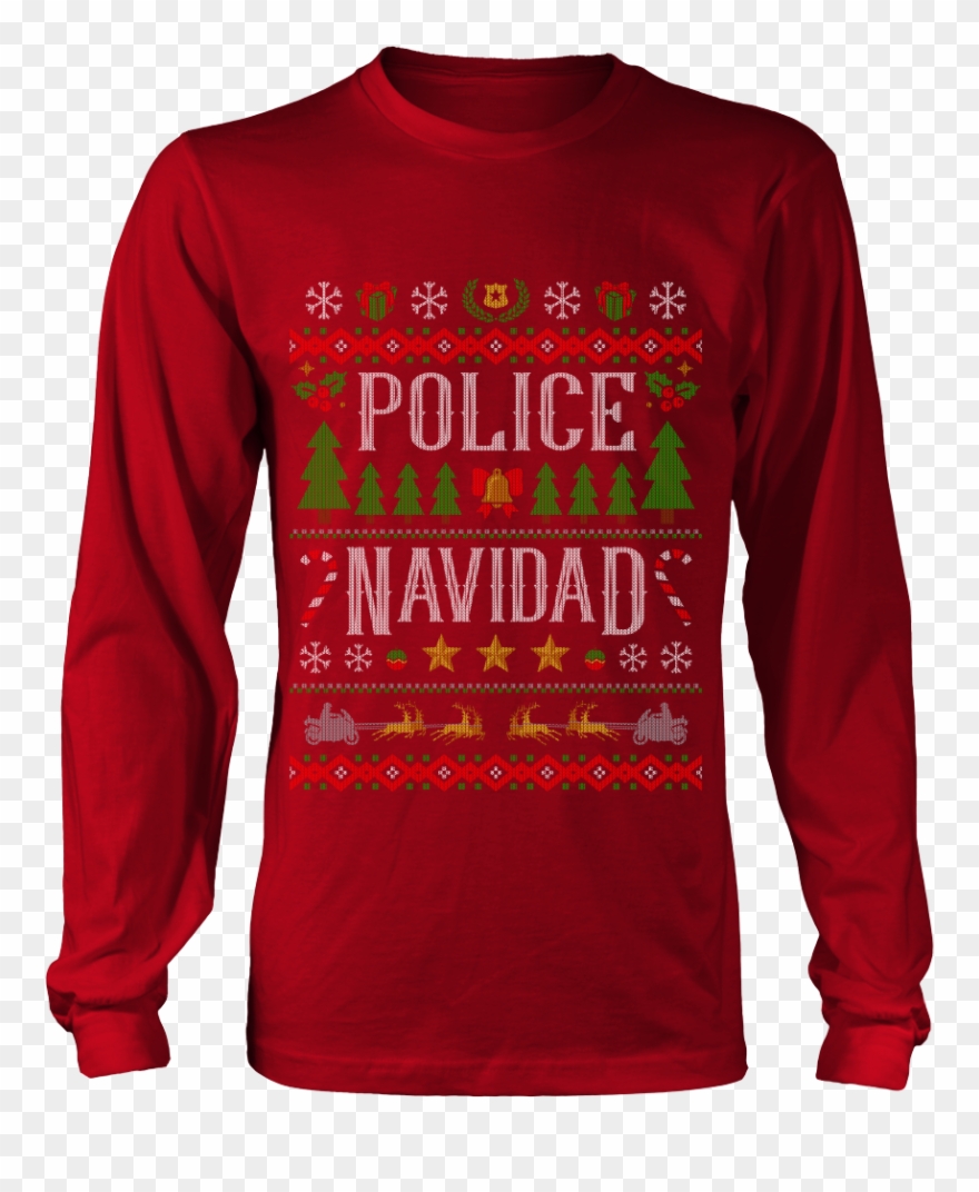 Police Navidad Ugly Christmas Shirts And Sweaters - Anatomy And Physiology Ugly Christmas Sweater Clipart