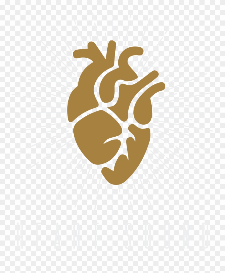 Heart Sound Logo Light Clipart
