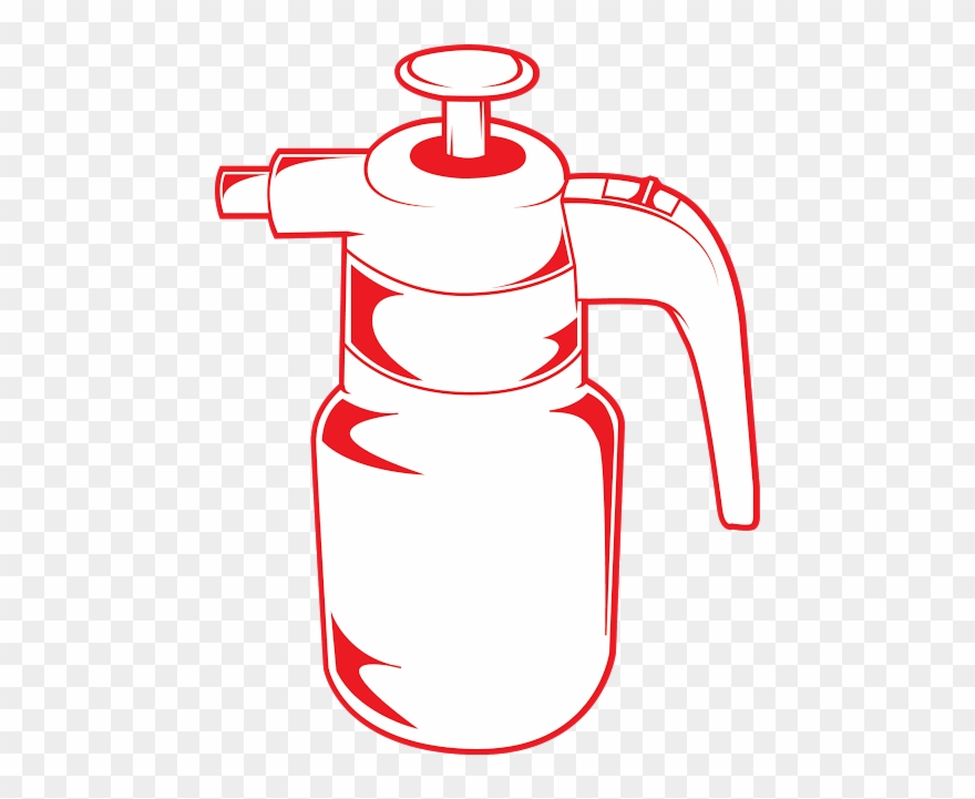 Sprayers & Triggers - Illustration Clipart