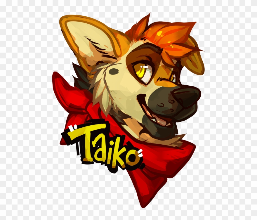 Taiko Badge - Cartoon Clipart