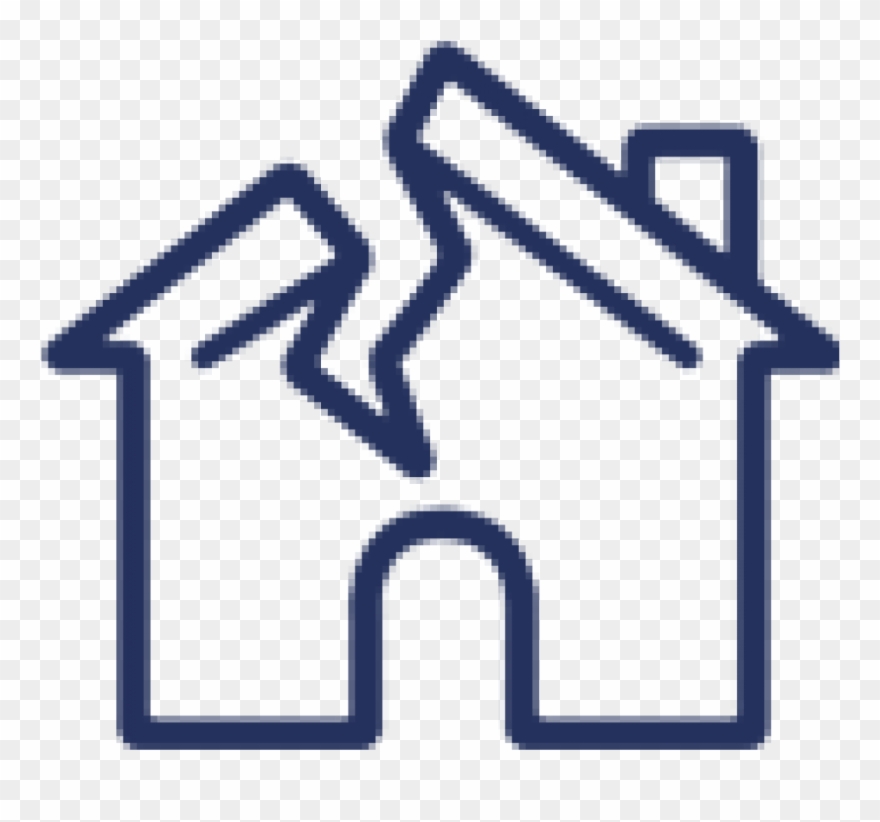 Dans La Vie D'un Ouvrage, Des Fissures Et Désordres - Broken House Clipart