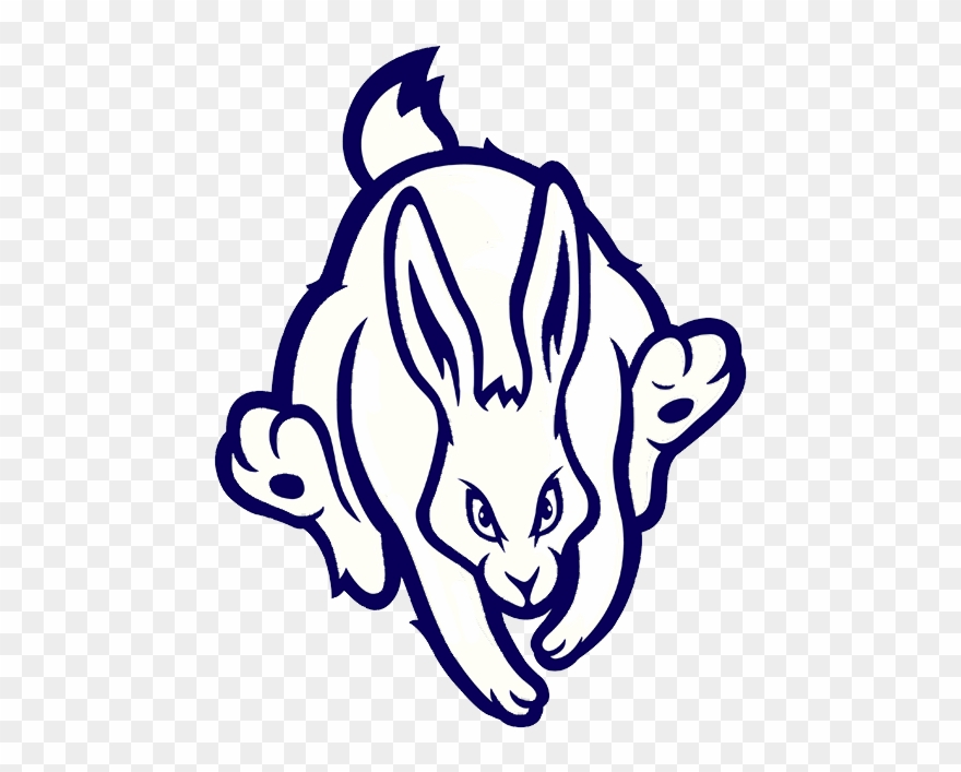 Located In St - Running Rabbit Clipart