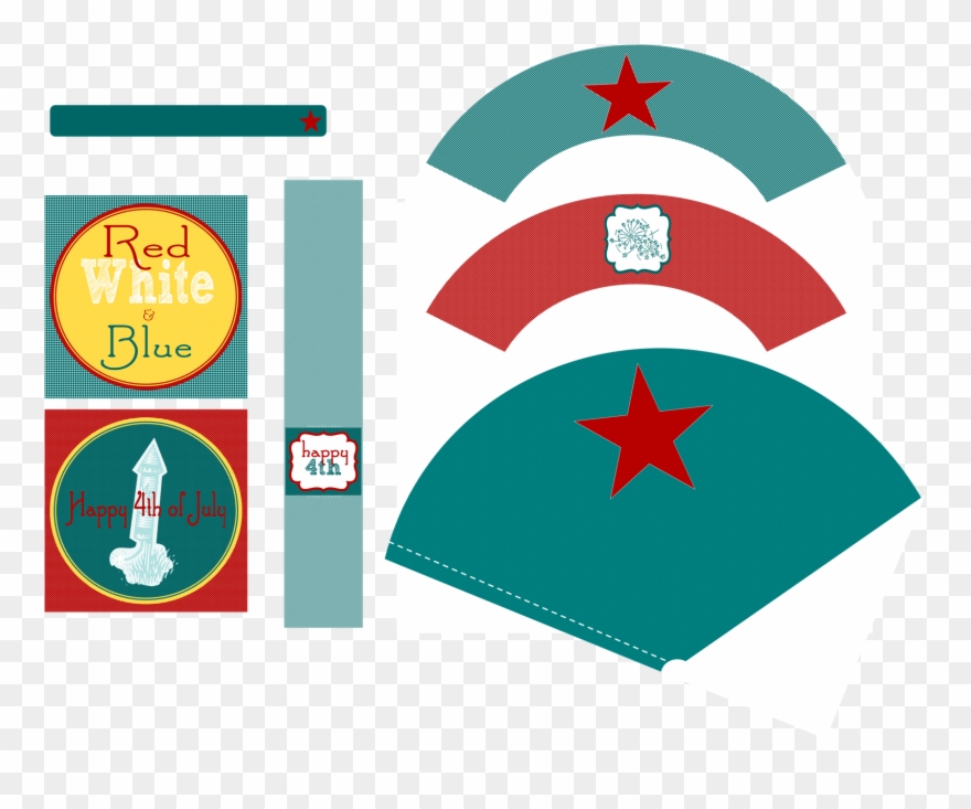 {free Printables} Fourth Of July Bbq - Circle Clipart