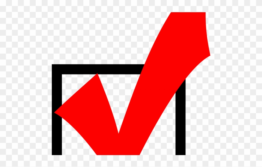 Overview Clipart Student Checklist - Vote Check Mark Clip Art - Png Download