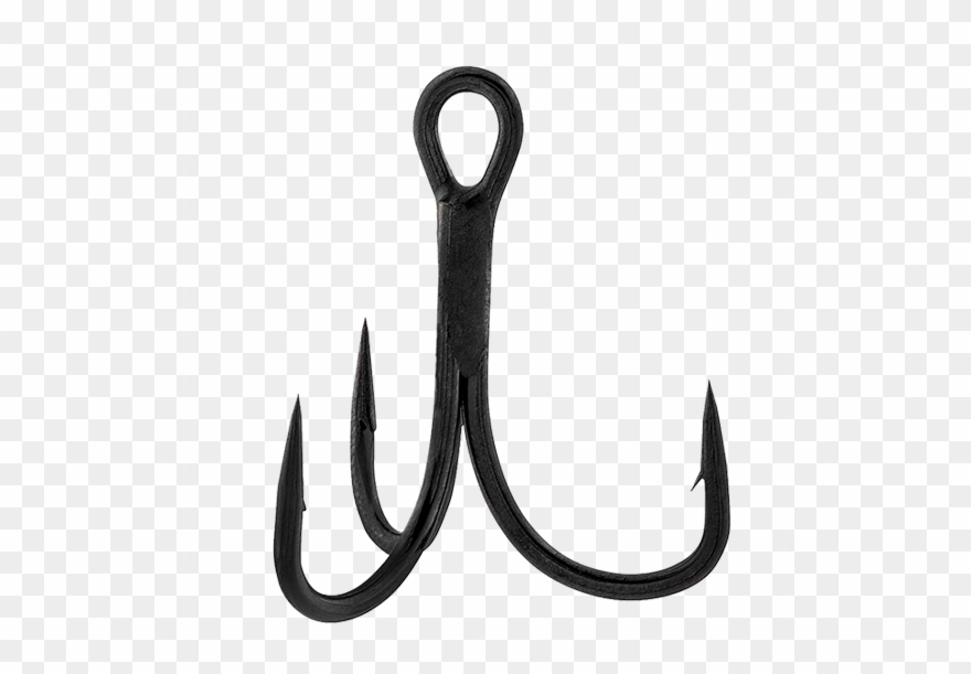 Fishing Hooks - Treble Hook Clipart